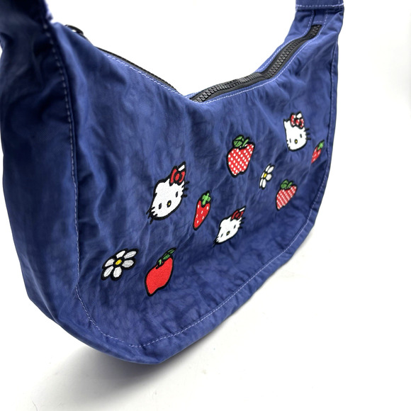 2023 Limited Edition Baggu x Hello Kitty Fruits & Flowers Crescent Crossbody Bag - Picture 7 of 16